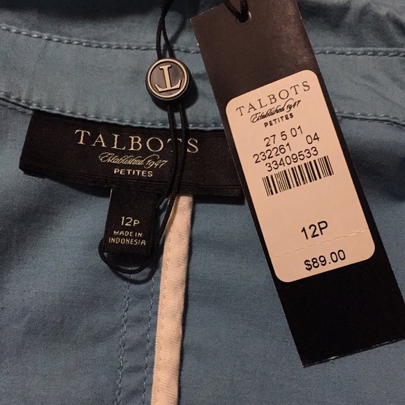 NEW Women’s Petite 12 Stretchy Button Turquoise - Picture 5 of 7